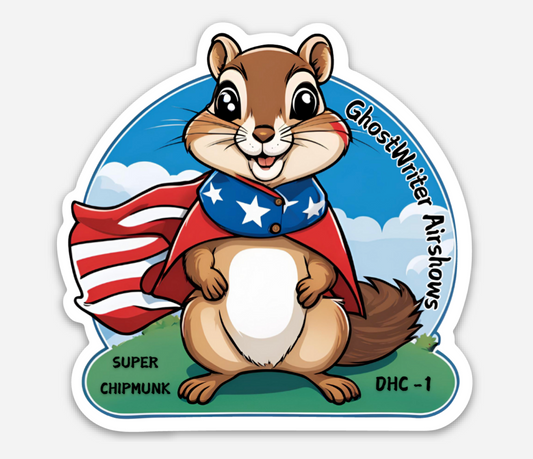 Super Chipmunk Sticker