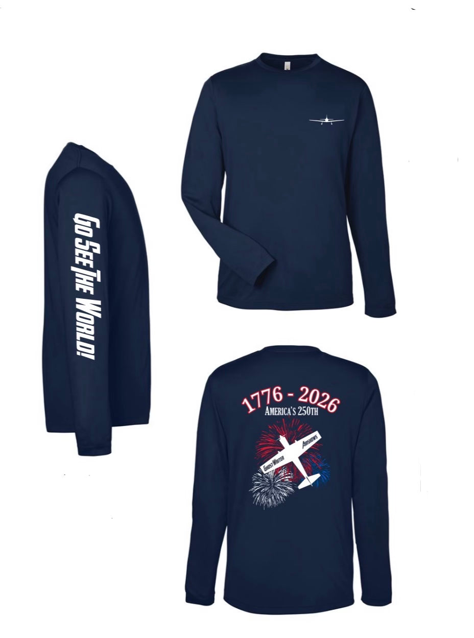 **Limited Edition** 🇺🇸 Red, White, & Blue -UPF Long Sleeve