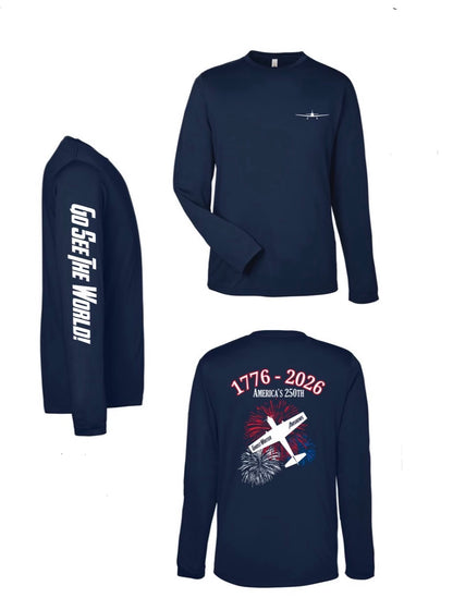 **Limited Edition** 🇺🇸 Red, White, & Blue -UPF Long Sleeve